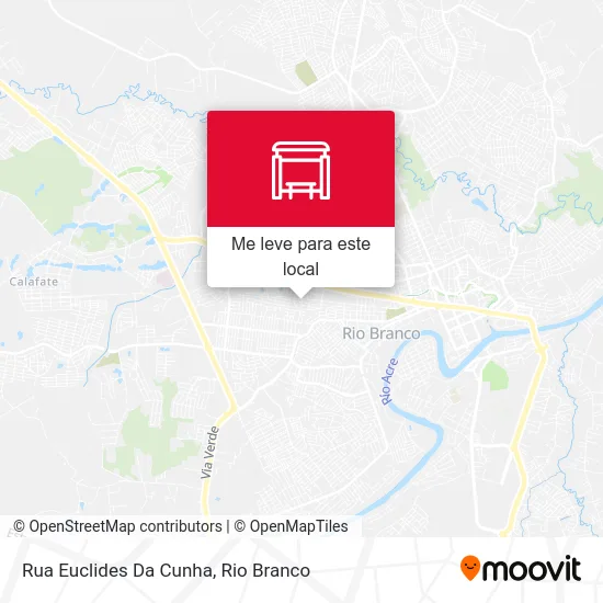 Rua Euclides Da Cunha mapa