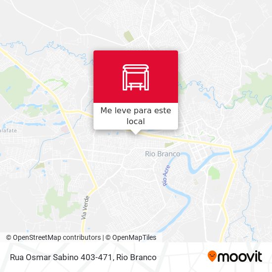 Rua Osmar Sabino 403-471 mapa