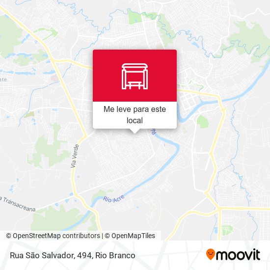 Rua São Salvador, 494 mapa
