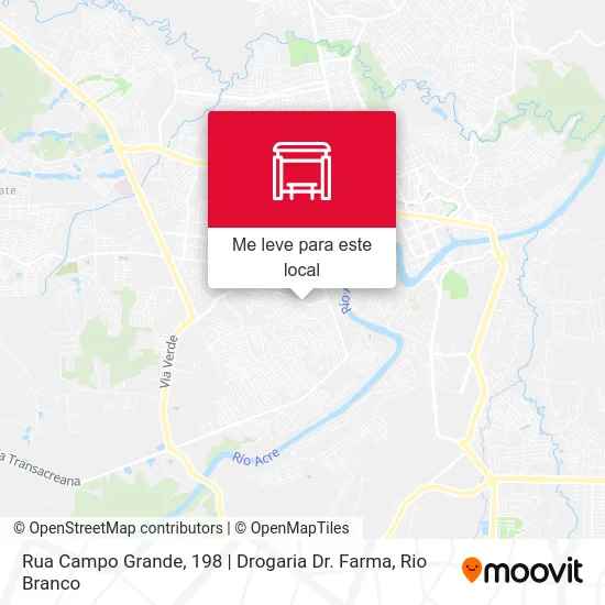 Rua Campo Grande, 198 | Drogaria Dr. Farma mapa