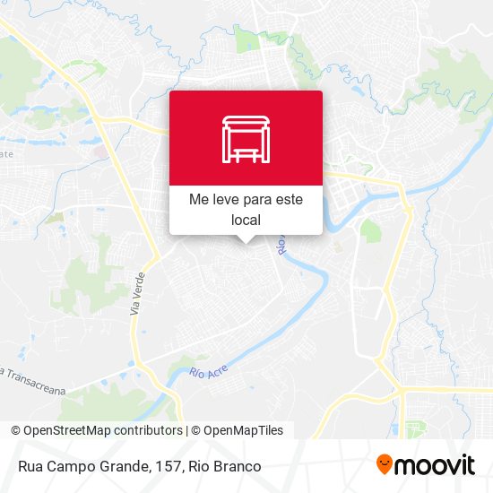 Rua Campo Grande, 157 mapa