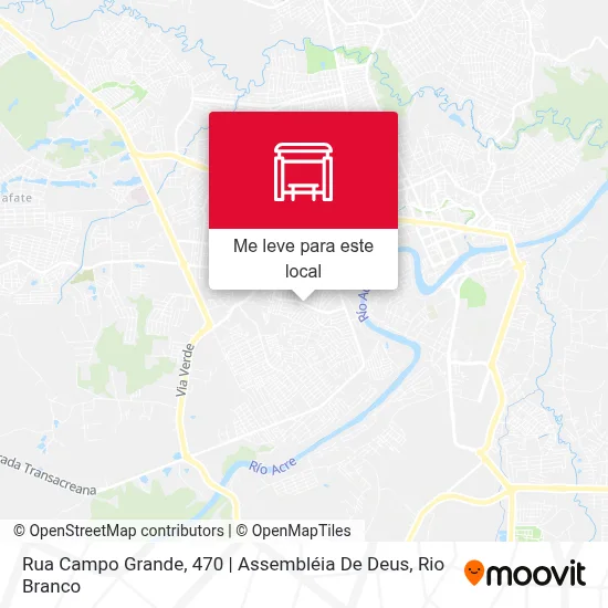 Rua Campo Grande, 470 | Assembléia De Deus mapa
