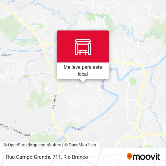 Rua Campo Grande, 711 mapa