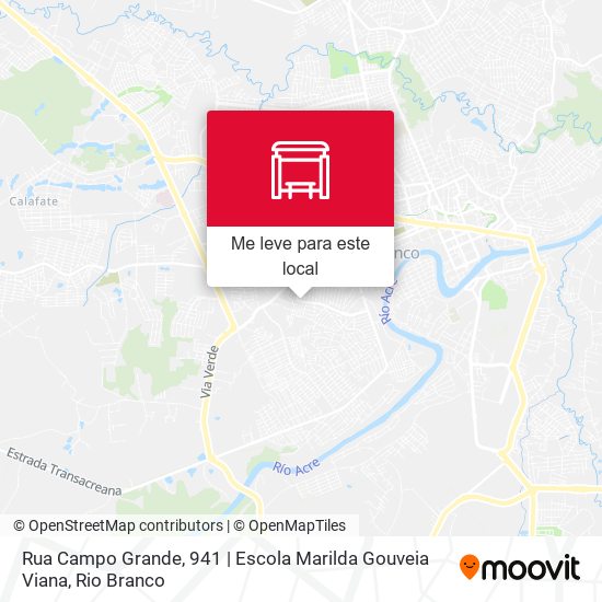 Rua Campo Grande, 941 | Escola Marilda Gouveia Viana mapa