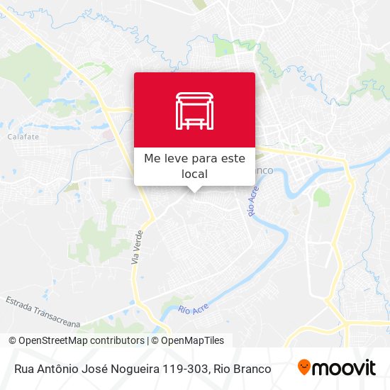 Rua Antônio José Nogueira 119-303 mapa