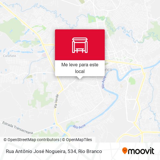 Rua Antônio José Nogueira, 534 mapa