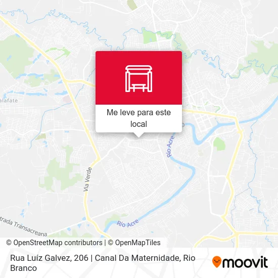 Rua Luíz Galvez, 206 | Canal Da Maternidade mapa