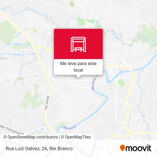 Rua Luíz Galvez, 26 mapa