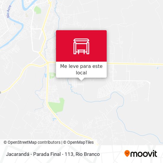 Jacarandá - Parada Final - 113 mapa