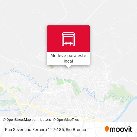 Rua Severiano Ferreira 127-185 mapa