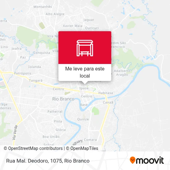 Rua Mal. Deodoro, 1075 mapa
