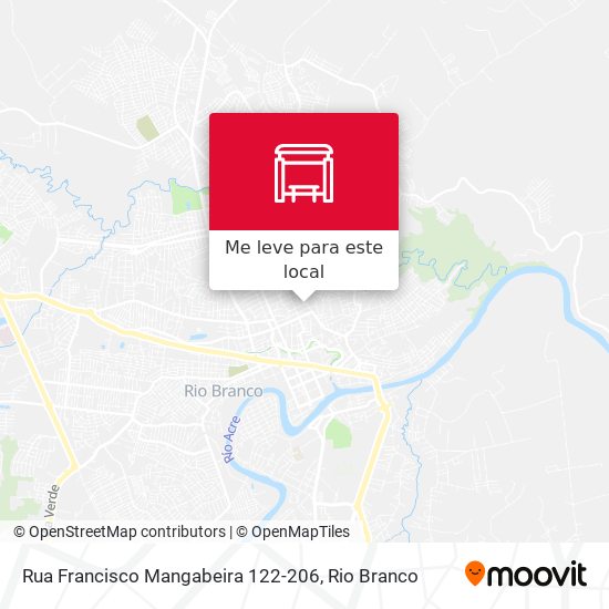 Rua Francisco Mangabeira 122-206 mapa