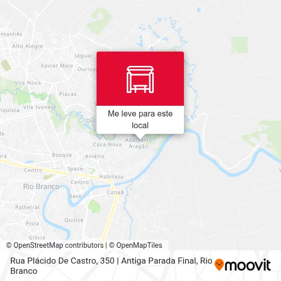 Rua Plácido De Castro, 350 | Antiga Parada Final mapa