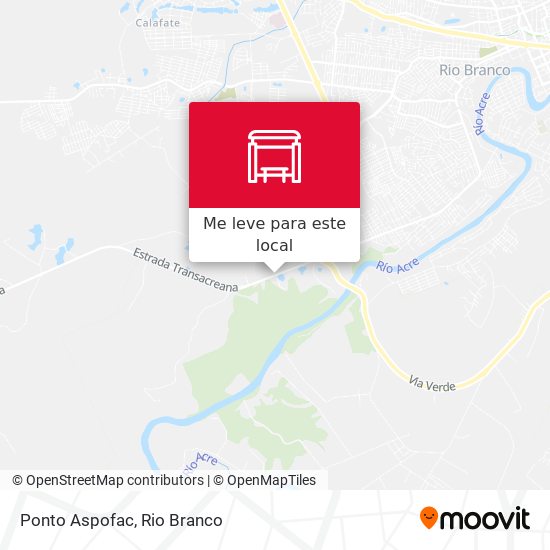 Ponto Aspofac mapa