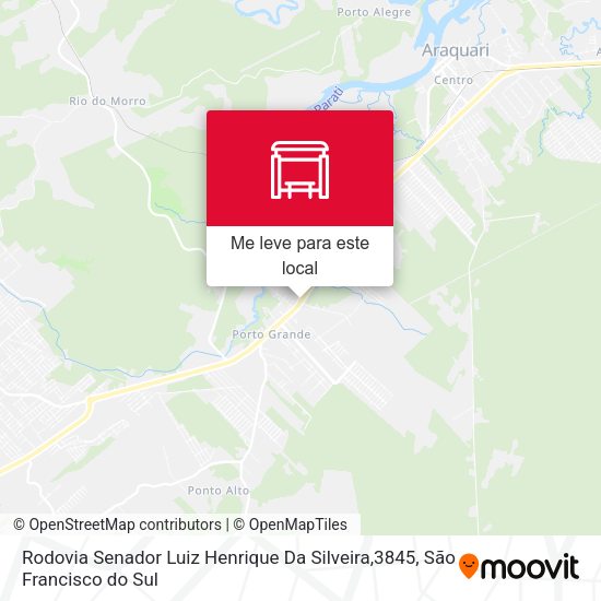 Rodovia Senador Luiz Henrique Da Silveira,3845 mapa