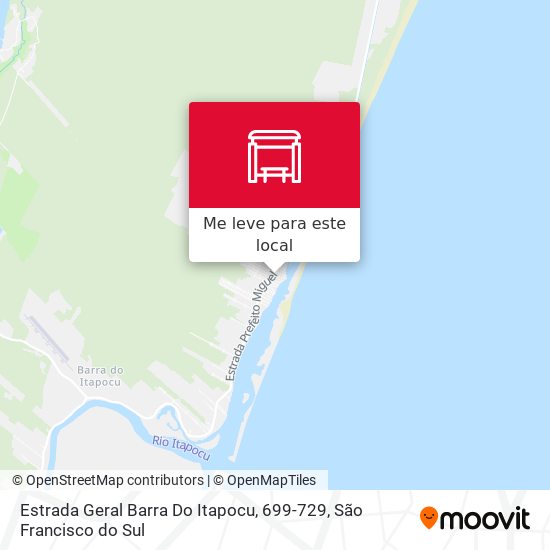 Estrada Geral Barra Do Itapocu, 699-729 mapa