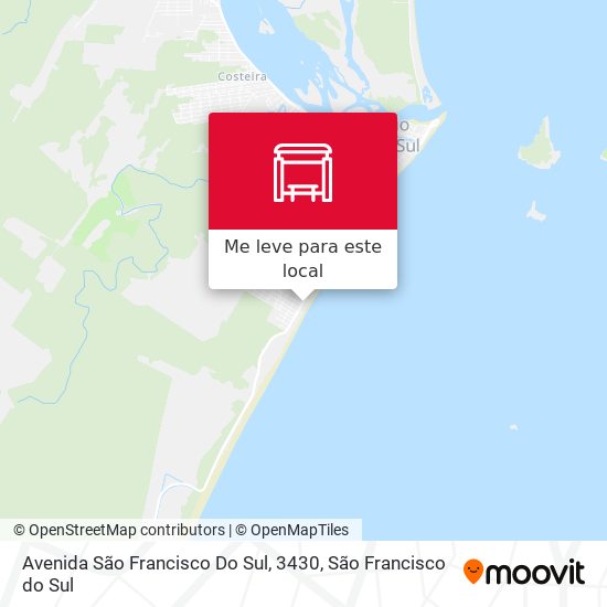 Avenida São Francisco Do Sul, 3430 mapa