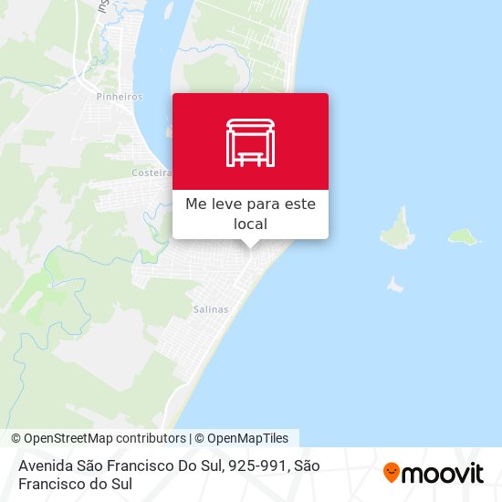 Avenida São Francisco Do Sul, 925-991 mapa