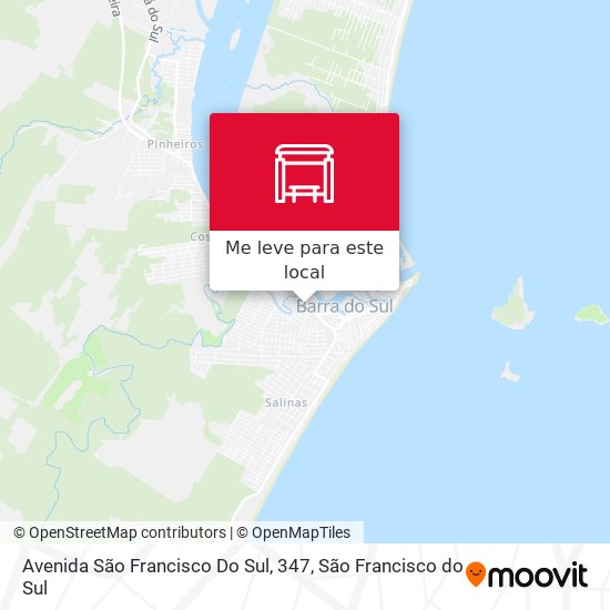 Avenida São Francisco Do Sul, 347 mapa