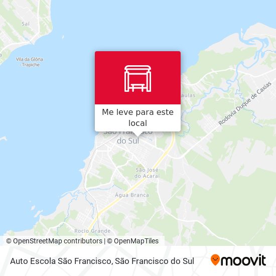 Auto Escola São Francisco mapa