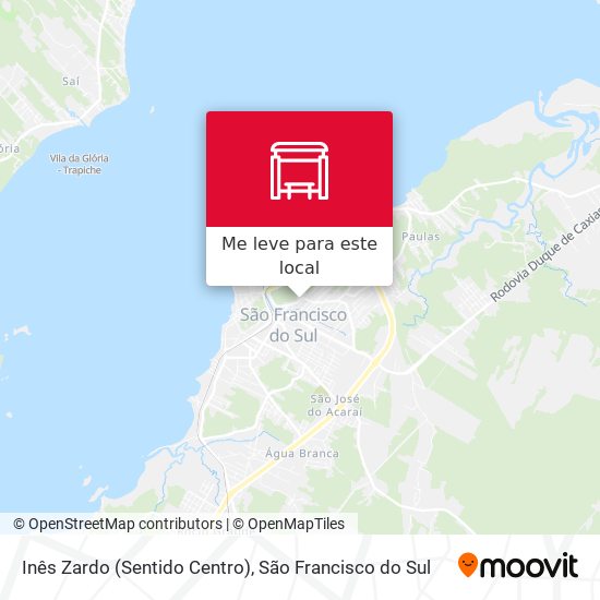 Inês Zardo (Sentido Centro) mapa