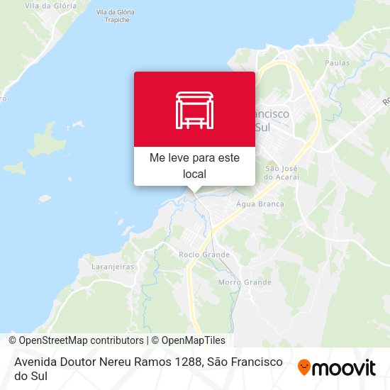 Avenida Doutor Nereu Ramos 1288 mapa