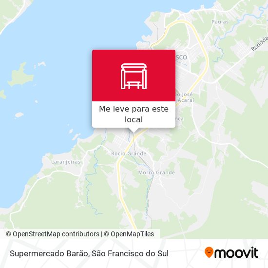 Supermercado Barão mapa