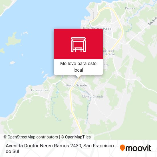 Avenida Doutor Nereu Ramos 2430 mapa