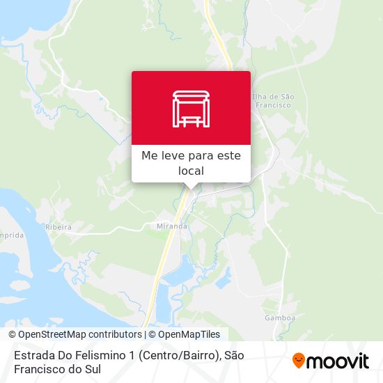 Estrada Do Felismino 1 (Centro / Bairro) mapa
