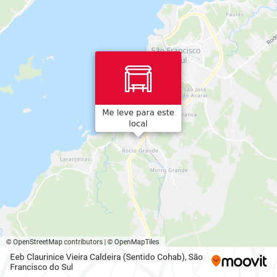 Eeb Claurinice Vieira Caldeira (Sentido Cohab) mapa