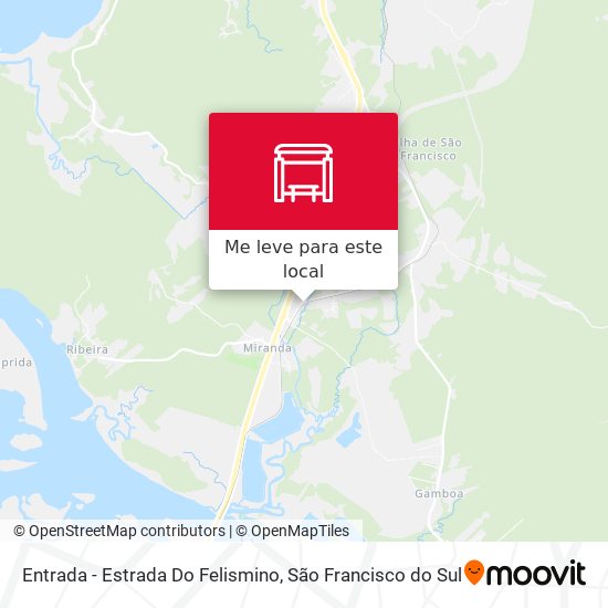 Entrada - Estrada Do Felismino mapa
