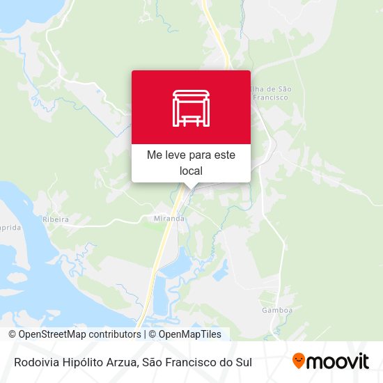 Rodoivia Hipólito Arzua mapa