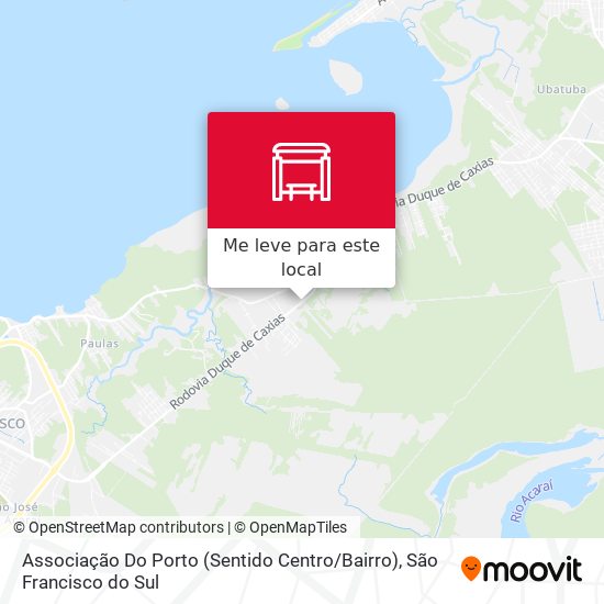 Associação Do Porto (Sentido Centro / Bairro) mapa