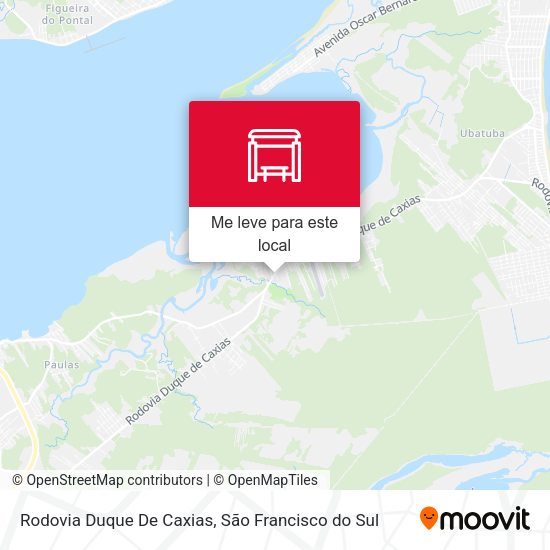 Rodovia Duque De Caxias mapa