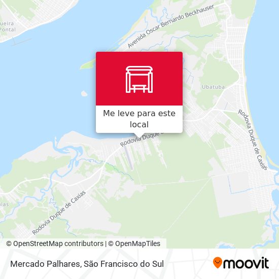 Mercado Palhares mapa