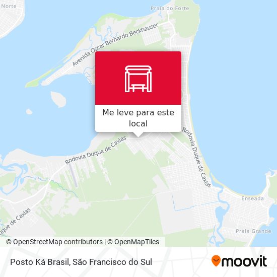 Posto Ká Brasil mapa