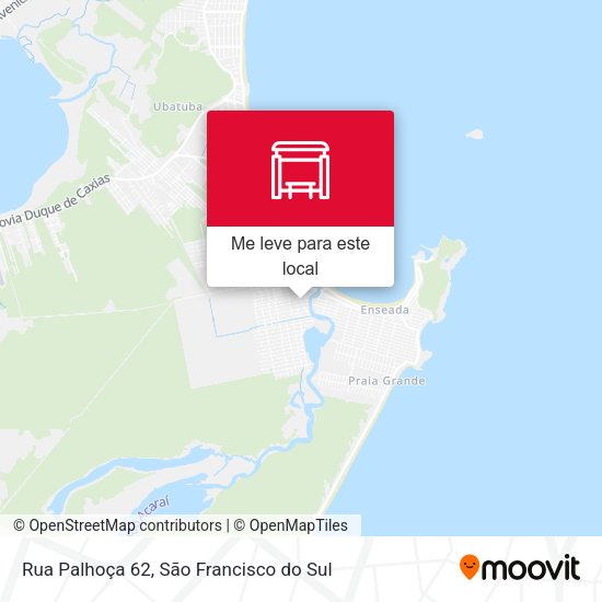 Rua Palhoça 62 mapa