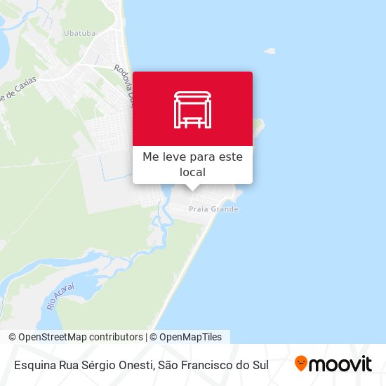 Esquina Rua Sérgio Onesti mapa