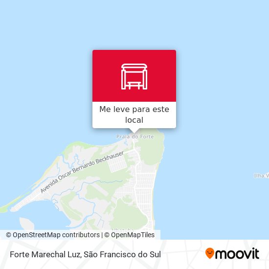 Forte Marechal Luz mapa