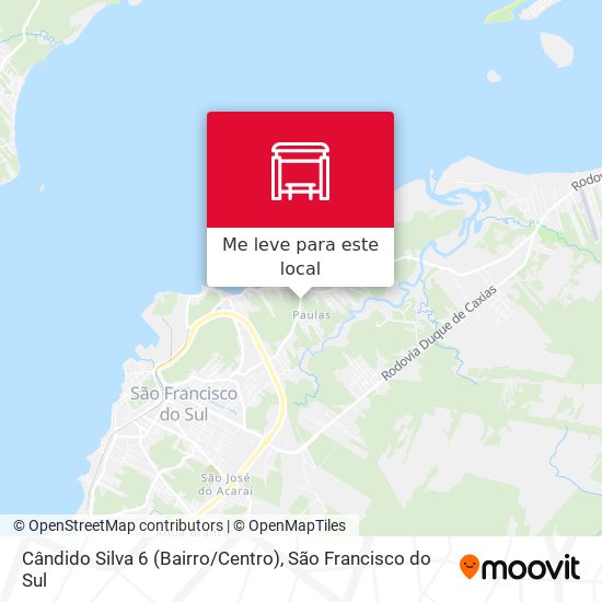 Cândido Silva 6 (Bairro / Centro) mapa