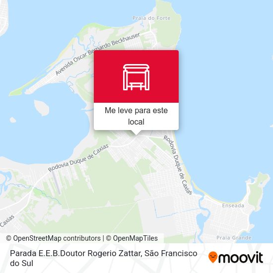 Parada E.E.B.Doutor Rogerio Zattar mapa