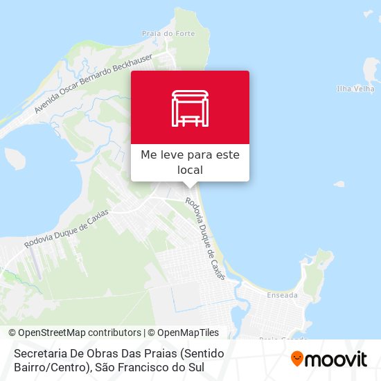 Secretaria De Obras Das Praias (Sentido Bairro / Centro) mapa