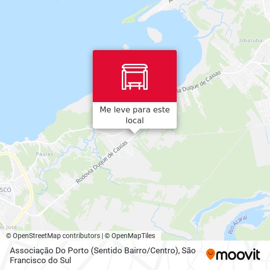 Associação Do Porto (Sentido Bairro / Centro) mapa