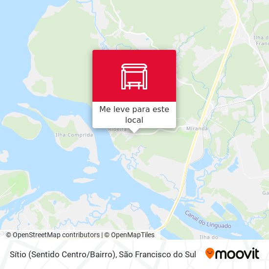 Sítio (Sentido Centro/Bairro) mapa