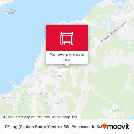 SF Log (Sentido Bairro/Centro) mapa