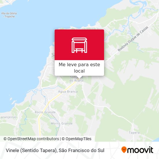 Vinele (Sentido Tapera) mapa