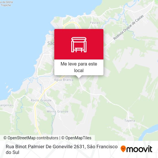 Rua Binot Palmier De Goneville 2631 mapa
