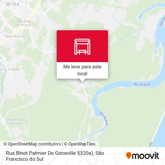 Rua Binot Palmier De Goneville 5320a) mapa