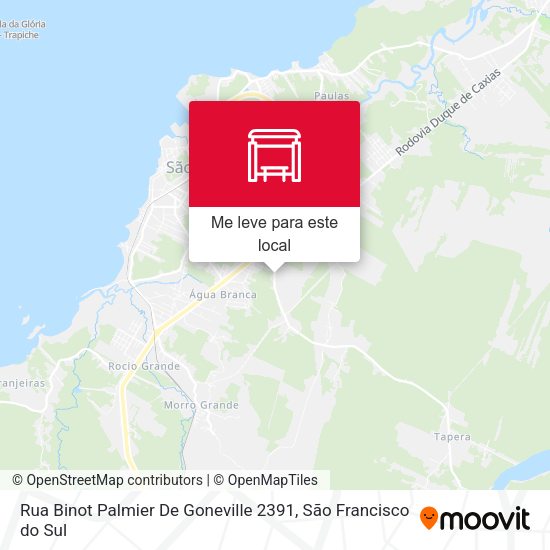 Rua Binot Palmier De Goneville 2391 mapa