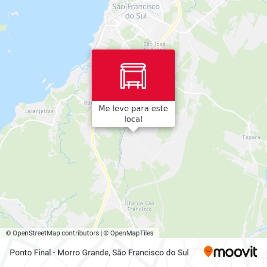 Ponto Final - Morro Grande mapa